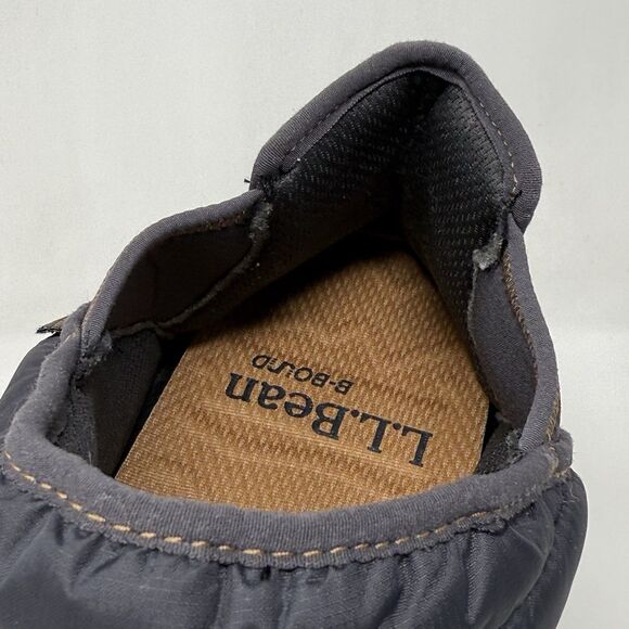 LL Bean Mountain Classic Quilted Ankle Boots II Mens 12 M Black Mesh Comfort main image 11